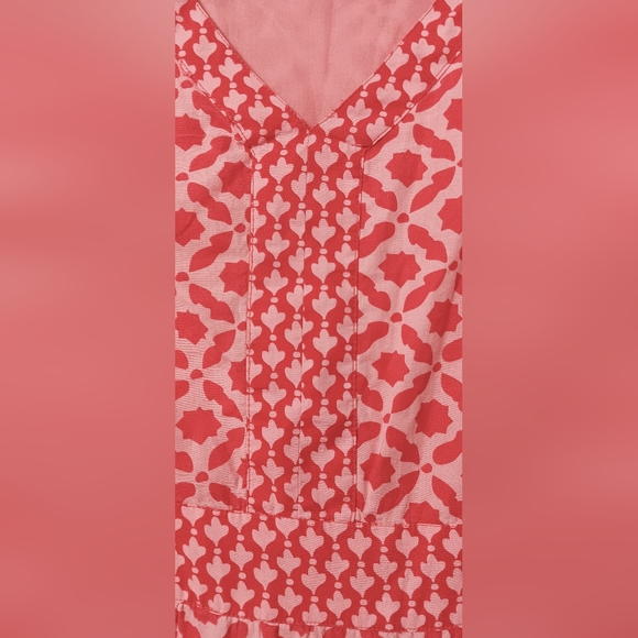 VINEYARD VINES Women's Mixed Tiered Print Dress Size XL - Picture 5 of 12